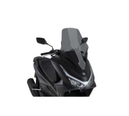 Puig V-Tech Line Touring Windshield for Honda PCX125 2025 Dark Smoke