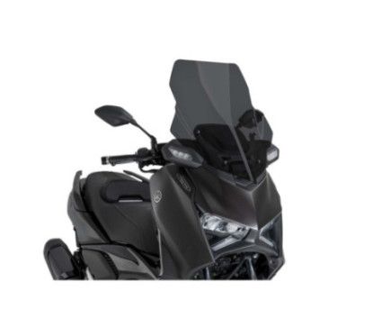 Pare-brise Puig V-Tech Line Touring pour Yamaha X-Max 125 Max Tech 2025 Fume fonce
