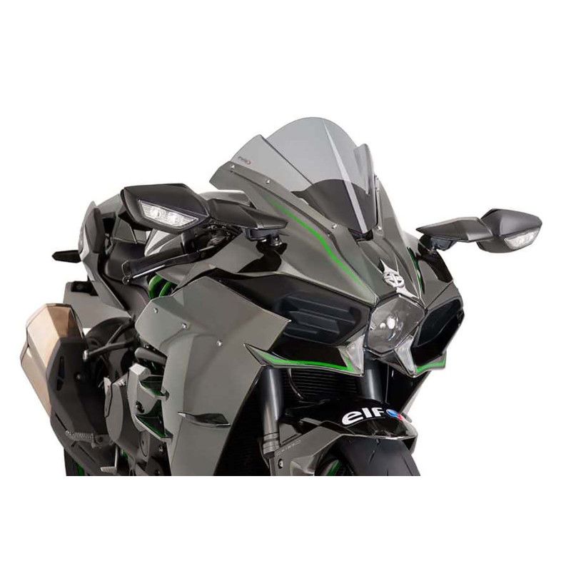 Puig Z-Racing Windshield for Kawasaki Ninja H2 19-20 Light Smoke