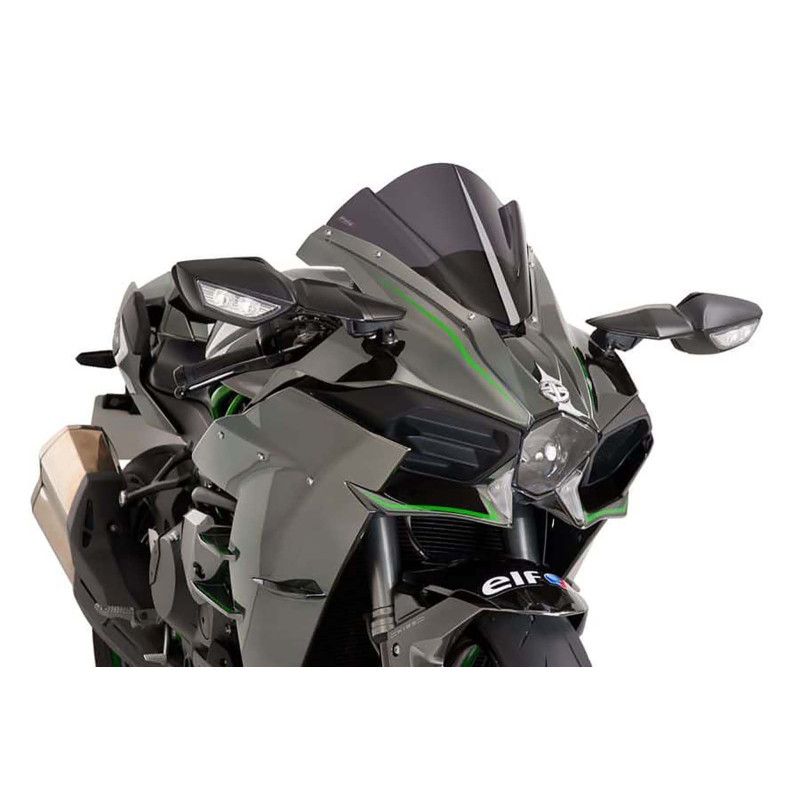 Puig Z-Racing Windschutzscheibe fur Kawasaki Ninja H2 19-20 Dunkel getont