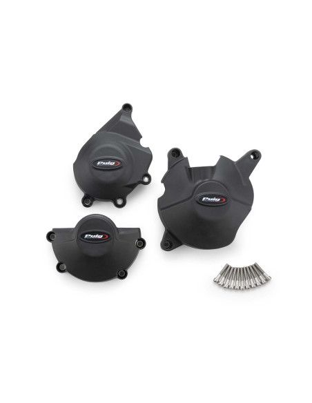 PUIG PROTEZIONE CARTER MOTORE TRACK PER CAMPIONATO HONDA CBR600 RR 24-26 NERO | Puig