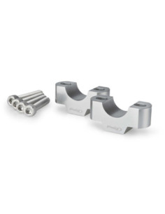 Puig Rehausses De Guidon Triumph Tiger 900 Rally Pro 24-26 Argent - Accessoires Moto