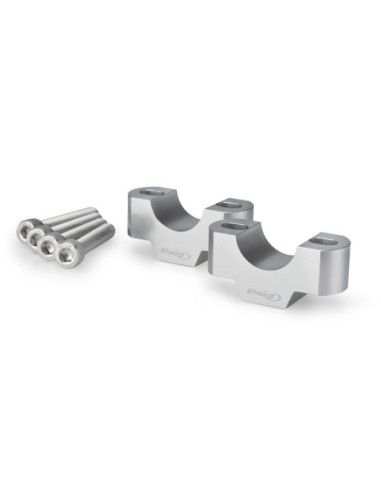 PUIG RISERS PER MANUBRI TRIUMPH TIGER 900 RALLY PRO 24-26 SILVER | Puig