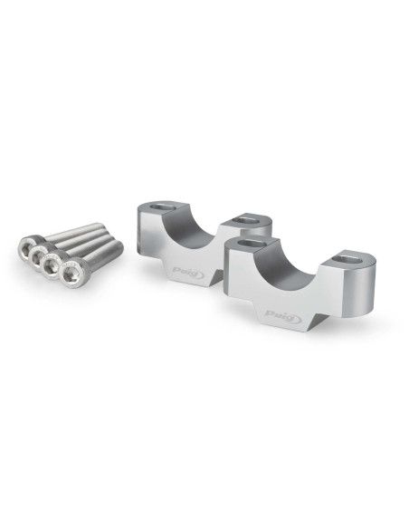 PUIG RISER FUR MANUBRI TRIUMPH TIGER 900 RALLY PRO 24-26 SILBER | Puig