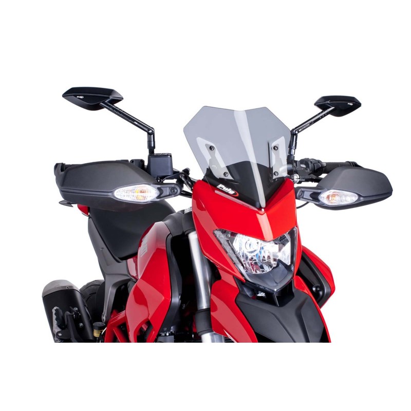 PUIG PARE - BRISE NAKED N.G. SPORT DUCATI HYPERMOTARD 821 SP 13-15 FUMEE CLAIR