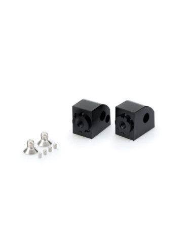 Puig adjustable passenger footrest adapters BMW R1300 R Exclusive 2025 black