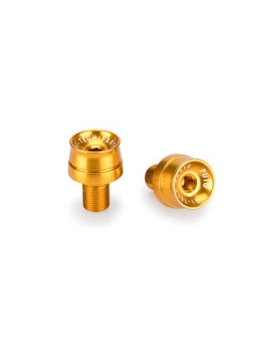 Embouts de guidon Puig modele Speed pour BMW R1300 R Exclusive 2025, or - M16/150