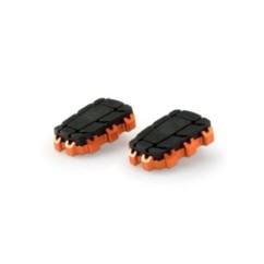 PUIG FOOTPEG ENDURO 2.0 MODEL COLOR ORANGE - Dimensions: 86x63 mm. Weight: 440 g. - COD. 20851T - THE FOOTRESTS NOT