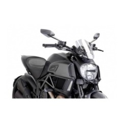 PARE-BRISE PUIG NAKED NG SPORT REGLABLE DUCATI DIAVEL 14-16 CLAIR