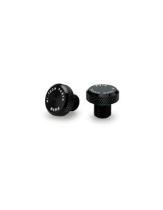 Tapon roscado para agujero de retrovisor Puig M10/125 color negro