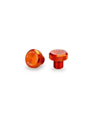 Puig mirror hole screw cap M10/125 orange color
