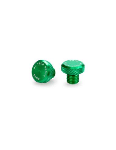 Tapon roscado para agujero de retrovisor Puig M10/125 color verde