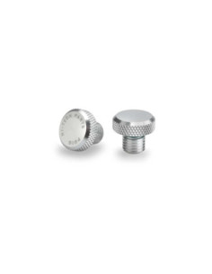 Bouchon a vis Puig pour trou de retroviseur M10/125 couleur argent