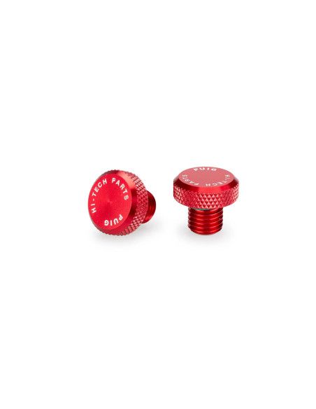 puig tappo a vite per foro specchietto m10/125 colore rosso
