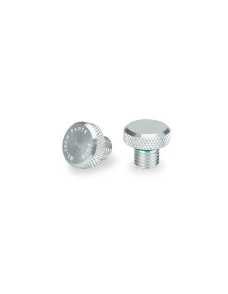 Puig screw cap for mirror hole M10/125 silver color