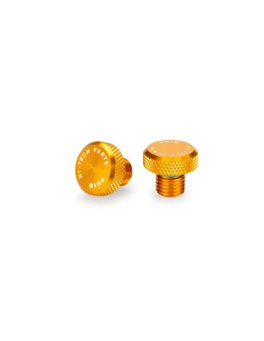 Tapon roscado para agujero de retrovisor Puig M10/125 color dorado