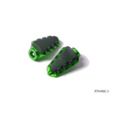 PUIG FOOTPEG TRAIL MODEL COLOR GREEN - Dimensions: 85x51 mm. Weight: 130 g. - 7319V