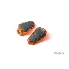 PUIG REPOSE-PIEDS MODELE TRAIL COULEUR ORANGE - Dimensions: 85x51 mm. Peso: 130 gr. - 7319T