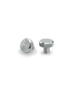 Tapon roscado para agujero de retrovisor Puig M8/125 color plata