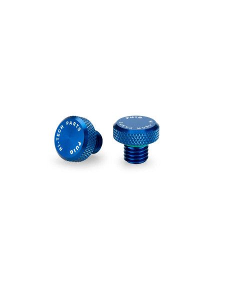 Puig mirror hole screw cap M10/150 blue color