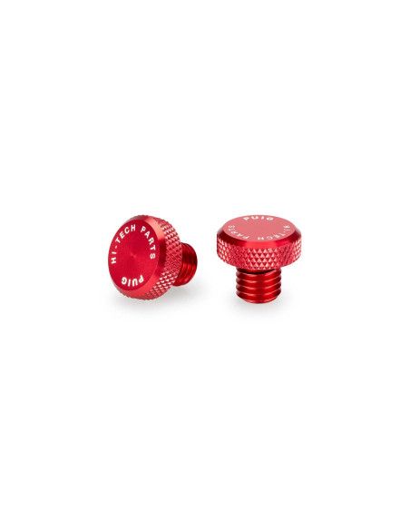 Bouchon a vis pour trou de retroviseur Puig M10/150 rouge