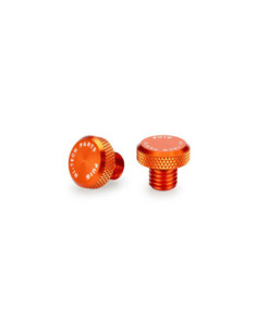 Puig Spiegelloch-Schraubkappe M10/150 orange Farbe