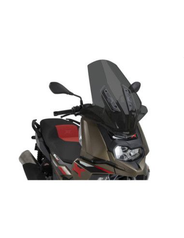 Parabrisas Puig V-Tech Line Touring para BMW C400 X 22-24 color humo oscuro