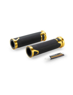 Puig Manopole Modello Revving Colore Oro - Lunghezza: 119 Mm. - Accessori Per Moto
