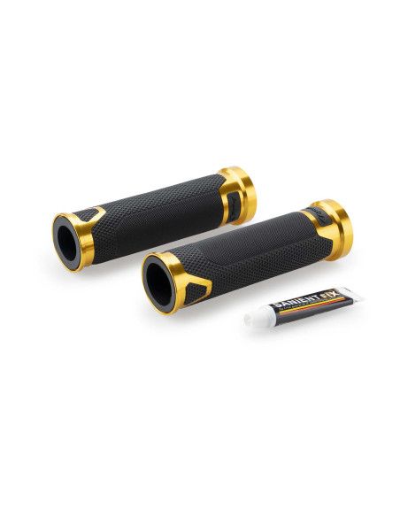 PUIG REVVING MODEL GRIPS GOLD COLOR - Length: 123 mm. | Puig