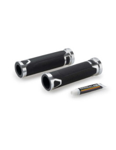 Puig Grips Model Revving Color Silver - Length: 123 Mm. - Motorcycle Accessories