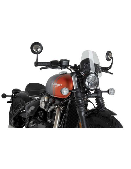 PUIG NAKED NG TOURING WINDSCREEN FOR TRIUMPH BONNEVILLE BOBBER 21-26 CLEAR | Puig