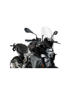 PUIG NAKED NG TOURING SCREEN-SUPP.OEM FOR BMW F900 R 25-26 TRANSPARENT