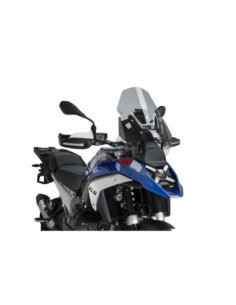 PUIG TOURING WINDSCREEN WITH RADAR FOR BMW R1300 GS OPTION 719 TRAMONTANA 23-25 LIGHT SMOKE