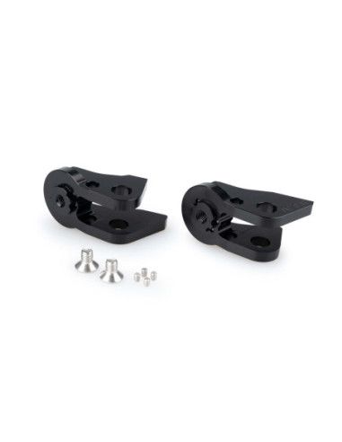 PUIG ADJUSTABLE DRIVER REST ADAPTERS HONDA NT1100 DCT 22-24 BLACK | Puig