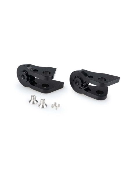 Adaptateurs de repose-pieds rEglables Puig pour Honda NT1100 DCT 22-24, noir | Puig