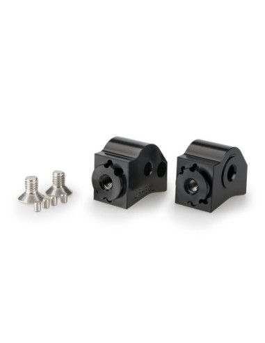 PUIG ADJUSTABLE PASSENGER REST ADAPTERS HONDA NT1100 DCT 2022-24 BLACK | Puig