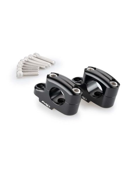 Elevadores de manillar Puig Pullback para Honda NT1100 DCT 22-24, color negro - 21751N | Puig