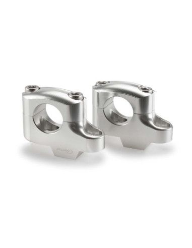 Elevadores Puig Pullback para manillar CF Moto 450 MT 24-25 Plata - 21751P