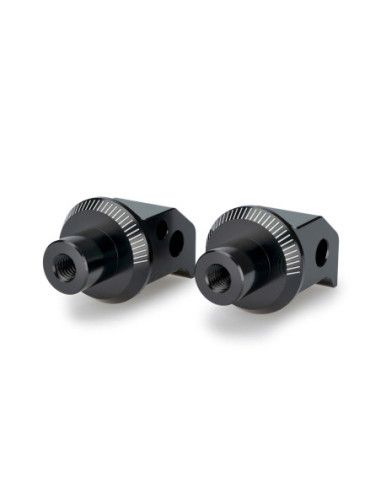 Puig fixed passenger footrest adapters CF Moto 450 mt 24-25 black
