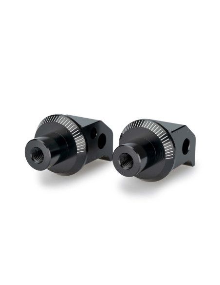 Puig fixed passenger footrest adapters CF Moto 450 mt 24-25 black
