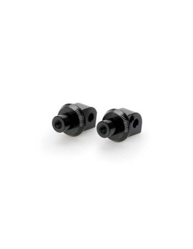 Adaptateurs de repose-pieds passager fixes Puig pour Yamaha YZF-R9 2025, noirs