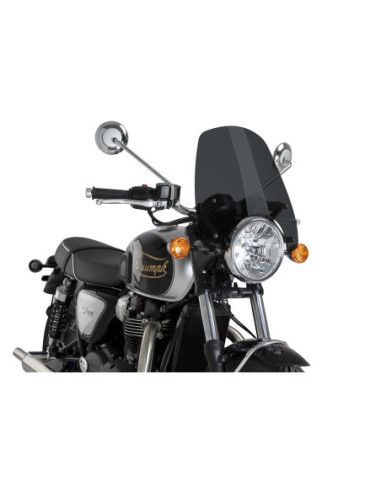 puig cupolino naked n.g. touring per triumph bonneville t100 17-21 fume scuro