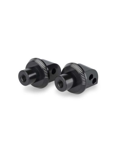 Adaptateurs de repose-pieds passager fixes Puig pour Voge Valico 900dsx 24-25 noir