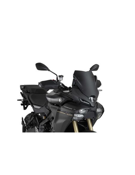 Pare-brise Puig Sport pour Yamaha Tracer 9 GT Plus 2025 Noir mat