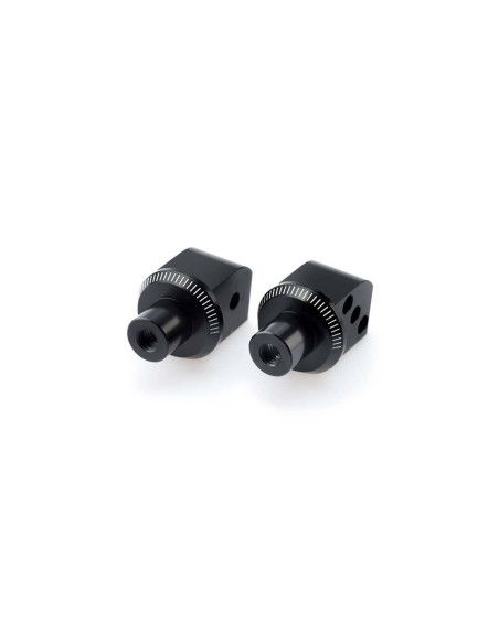 Adaptateurs de repose-pieds passager fixes Puig pour Kawasaki Versys 650 2025 noirs