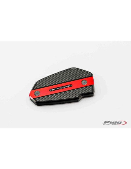Tapon deposito liquido freno delantero Puig Kawasaki Versys 650 2025 rojo