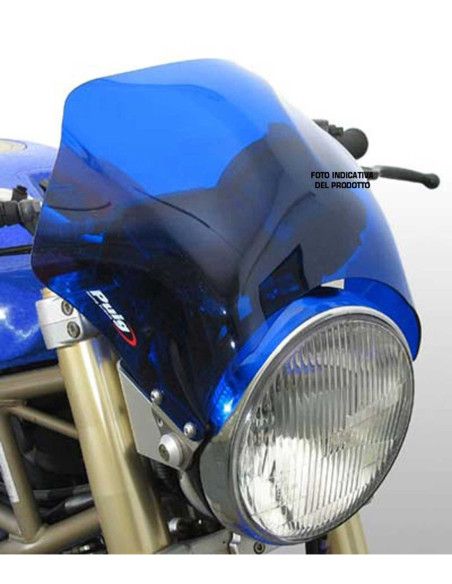 Puig universal windshield Raptor Kawasaki Z650 RS 24-25 blue