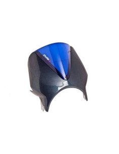 PUIG UNIV. WINDSCREEN VISION KAWASAKI Z650 RS 24-25 CARBON-BLUE