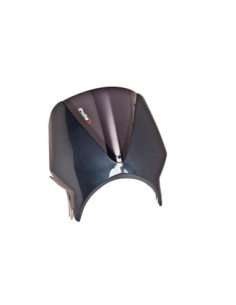 PUIG UNIVERSAL VISION WINDSCREEN KAWASAKI Z650 RS 2024-25 CARBON-DARK SMOKE