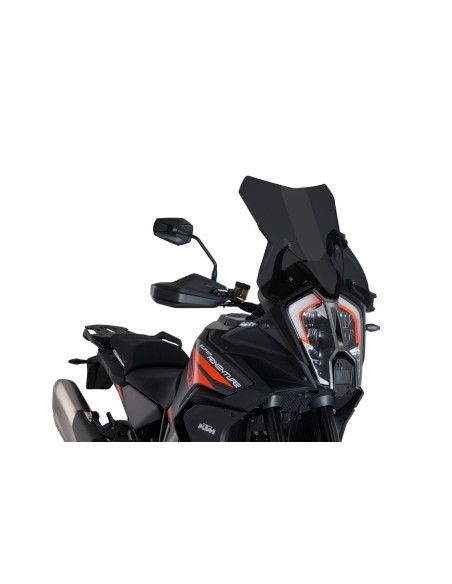 Puig Touring Plus Windshield for KTM Super Adventure 1290 R 21-23 Dark Smoke